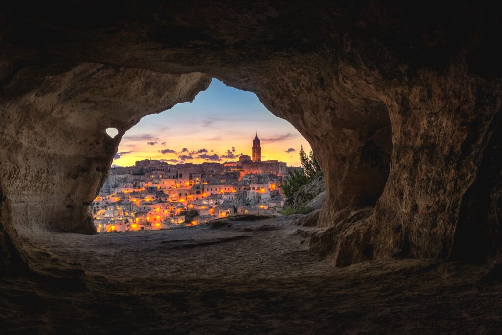 The caves of Matera, one of the Top 5 Hidden Gems in Italy